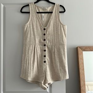 Madewell Linen Romper